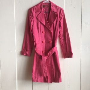 Pink Trench coat